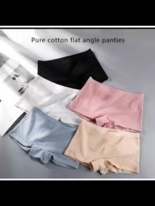 SKI Women Boxers Boyshort Cotton Safety Pants boxer panties Breathable Mid Waist Girls Panties