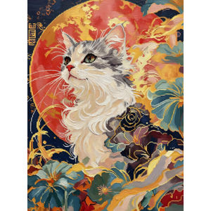 Moonlit Cats Whisper Paper Jigsaw Puzzle 500 1000 1200pcs For Adults Arts And Crafts Home Decor Gift Brain Teaser Family Game