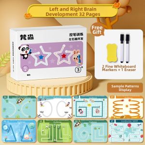 FANMIAO | Pen Control Training Writing Practice Book For 2-3 Year Olds