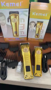 Kemei KM-511 Electric Hair Clipper Trimmer Shaver Powerful Wireless Rechargeable Electric Clipper