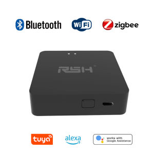 RSH 2in1 Wireless Smart Gateway for Tuya ZigBee3.0 & BLE Hub Smart Life Siri Alexa Google Home Voice Whole House Smart control
