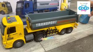 🌈ของเล่น ของเล่นเด็ก รถดั้ม รถดั้มเด็กเล่น TRUCK รถขนดิน รถขนทราย ของเล่นเด็กผู้ชาย ดั้มสีเหลืองนวล 899-16B