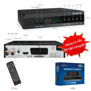 Bộ Thu Sóng Truyền Hình Mặt Đất Kỹ Thuật Số JN812 HD DVB-T2 FTA Với Hỗ Trợ USB PVR EPG Cho TV HD/TV Cũ H.265 TDT