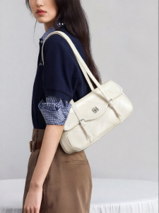 Just Star | New Commuter Single-Shoulder Underarm Bag Large Capacity Quilted Baguette