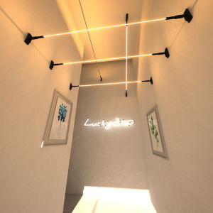 Flexible Silicone LED Linear Lighting Designer Non-Curable Skyline 360 Degree Illumination Channel Light Steel Strap Lamp