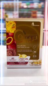 Omega 369 viên uống dùng được cho trẻ từ 6 tuổi chăm sóc sức khỏe tim mạch mắt Hộp 1 chai 60 viên