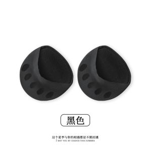 Tất Lót Giày Mỏng Mùa Hè Vô Hình Nửa Bàn Chân Cổ Thấp Cotton Đế Bằng Giày Cao Gót Tất Năm Ngón Không Lộ