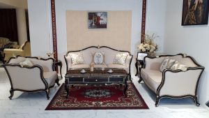Sofa phòng khách tân cổ điển phong cách Ý nhẹ nhàng sang trọng  2801