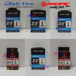 BAN DALAM SEPEDA 27.5 X 1.75 1.95 2.10 2.20 2.125 2.35 2.40 PENTIL PANJANG VALVE AV FV PRESTA 32 25 48 MM 27.5 X 175 195 210 2125 220 225 235 240 SEPEDA MTB
