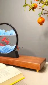 COD Hiasan Pasir Estetik meja / dekorasi kaca pasir pajangan 4d dimensi / hiasan kamar aesthetic meja