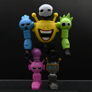 Game Figures Sprunki Assemble Robot Action Figures Model Desktop Ornaments Decoration Dolls Kids Toys Christmas Party Gifts
