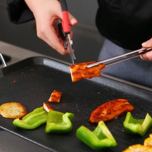 🐻DAILY2U🐻 Multipurpose Food Tong 304 Stainless Steel Barbecue Clip Grill Tong Meat Cooking Utensils for BBQ Baking & Kitchen Accessories Japanese Stainless Steel BBQ Tongs Pan Food Tongs Steak Tongs