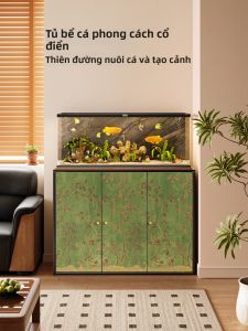 Vintage Iron Living Room Side Cabinet