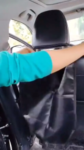 Car Seat Back Seat Protector Cover Multi-functional Protection Pad Storage Bag Auto Seat Cover Car Accessories