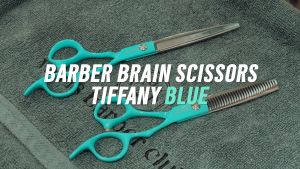 BARBER BRAIN Tiffany Blue Scissors กรรไกรตัดผมบาร์เบอร์ 6" รุ่น VAL-73  VAL-74