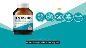 Blackmores Fish Oil 1000mg Mini 400 caps /Odourless Minyak Ikan Omega-3 Mini Double Concentrate Omega-3 EPA&DHA 鱼油