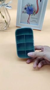 Portable Travel 7 Compartment Large Capacity Sealed Medicine Pill Box Vitamins Dispenser Container Bekas Ubat Storage Box [READY STOCK KL] HH134