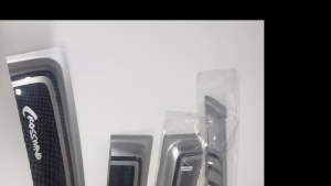 Blacknet Rain Visor Isuzu Crosswind (Deflector Two Tone Rain Gutter )