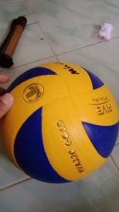 Bola Voli Mikasa Original Size 5 Super Gold Dewasa Berkualitas