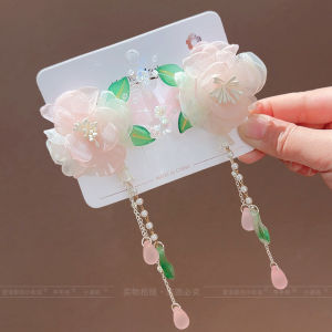 Princess Style Childrens Hanfu Hair Accessories Baby Girl Tassel Headband Female Toddler Ancient Costume Hair Decorations