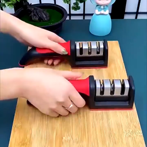 Professional 4-Stage Knife Sharpener Manual Kitchen Knife Sharpening Tool For all Knives