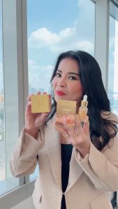 {พร้อมส่งทุกวัน} ของแท้ เซรั่ม+ครีม เซ็ตคู่ AMI ครีมขมิ้นแม่ตั๊ก เซรั่มทองคำคอลลาเจน เซรั่มแม่ตั๊ก สบู่แม่ตั๊ก บำรุงผิวหน้า มอยส์เจอไรเซอร์