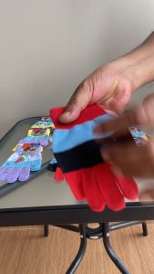 [ 6 Pasang Rp 35.000 ] SARUNG TANGAN RAJUT ANAK MOTIF PEREMPUAN