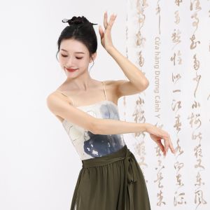 FULLBELIEF | Trang Phục Múa Đẹp Ánh Sáng Gauze Tập Luyện Bộ Quần Áo Biểu Diễn