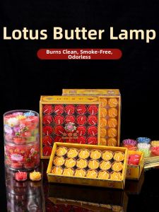 TAFUMAN | Đèn Bơ Dài Đốt Cúng Phật 100 Cây