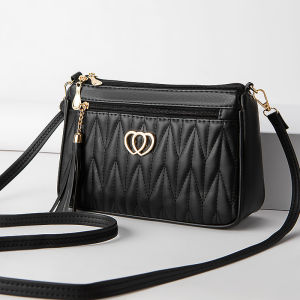 กระเป๋าสะพายข้างหนังนิ่มสำหรับผู้หญิง กระเป๋าสะพายข้างแบบสะพายข้าง กระเป๋าสะพายข้างทรงสี่เหลี่ยม กระเป๋าสะพายข้างแบบมีซิป