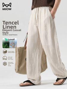 MiiOW | Cool Light Loose Linen Blend Mens Pants
