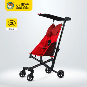 Limited Edition T18 Little Tiger Baby Stroller Child Push Car Lightweight Folding Baby Pocket Push Car Quiet EVA Wheels Oxford Cloth Basket