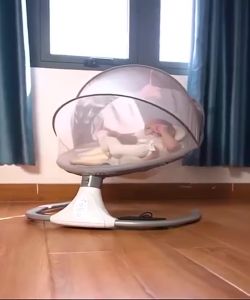 Nôi điện cho bé Nôi điện trẻ sơ sinh kết nối Bluetooth phát nhạc điều khiển từ xa+điều khiển phím