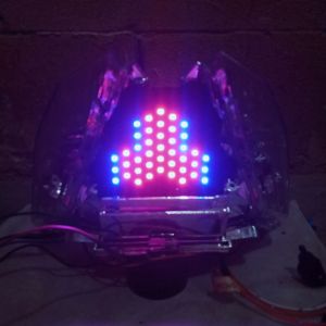 Stoplam running Beat New street Esp Red Blu/Merah Biru 2016-2019  10 Mode otomatis