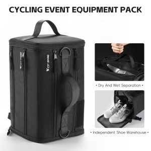 West Biking | WEST BIKING Dry/Wet Separation Storage Bag Waterproof Handbag 22L Cycling Equipment Bike Bag Shoulder Bag Backpack With Pockets