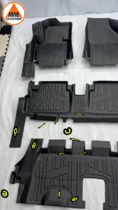 TPE Extended Deep Dish Matting for Suzuki Ertiga 2019 Onwards High Quality OEM Deepdish Mats Car Floor Matting Anne Car Accessories Accessory Floor Liner