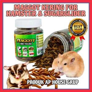 SUPER MAGGOT MAKANAN HAMSTER & SUGARGLIDER - kode4