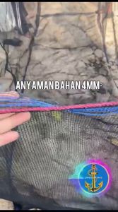 Keramba Ikan waring jaring RK anti geser double track triple track menggunakan sekat 2 menjadi 3 ruang ukuran 3x1x1