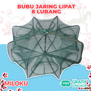 Miloku Bubu Perangkap Ikan 8 Lubang: Alat Pancing Sungai & Danau