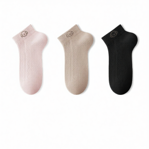 Nanjiren | Cute Dog Design Pure Cotton Antibacterial Breathable Socks