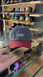 Linkswear Topi Polocap Bordir Pria Wanita Distro Red Grey