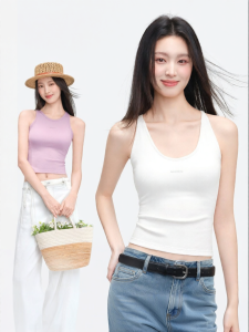 Secret World | Bust Support Strap Tank Top Sleeveless Shapewear