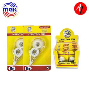 MGK MGK-05001 Correction Tape 8M Length School Office - Cover Up Mistakes Easily SOLD BY PIECE