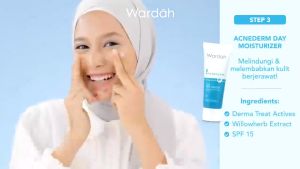 Wardah Acnederm Night Cream Whitening & Firming dengan Glutathione & Manfaat Rasa Madu untuk Kulit Berminyak 40 ml