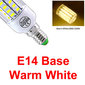 AC 220V E14 E27 LED Lamp SMD 5730 Corn Bulb 24 36 56 72LEDs Lamparas for Home Decoration Ampoule LED Light White Warm White