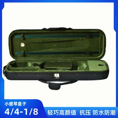 Adult and Children Large Violin Box Carbon Fiber Triangle Box Lightweight Tote Backpack Box Waterproof Moisture-Proof Moisture Meter