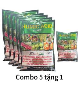 Combo 5 tặng 1-Kích rễ HUMIC ACID túi 1kg- Phân bón hữu cơ nhập khẩu- chuyên kích rễ đẻ nhánh cứng cây xanh lá cải tạo đất phục hồi cây