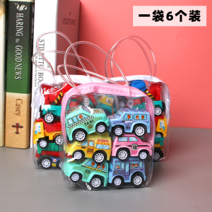 6 PCs Bagged Toys Baby Boy Power Control Car Cars Package Gift Box Cars for Students