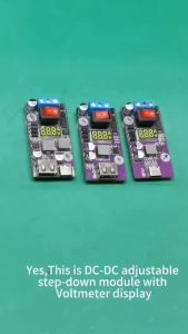 DC-DC 24V/12V To 5V 5A Step Down Power Supply Buck Converter Replace LM2596S Adjustable USB Step-down Charging Module For Phone