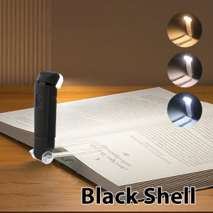 Mini LED Clip Book Light Reading Lights Portable USB Rechargeable Eye Protection Night Lamp Desk Lamp Bookmark Read Book Lamps